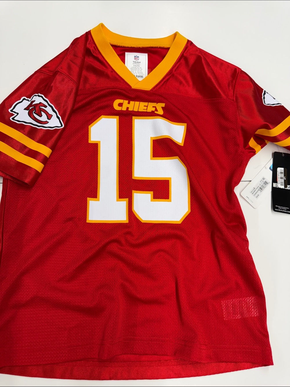 NEW #15 Mahomes Chiefs Jersey Kids Large